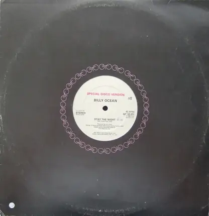 Billy Ocean - Stay The Night