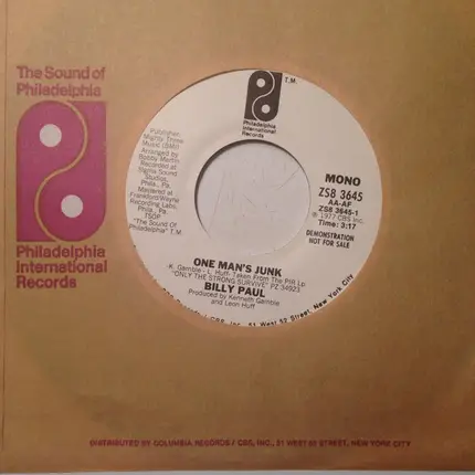 Billy Paul - One Man's Junk