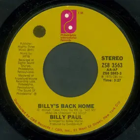 Billy Paul - Billy's Back Home