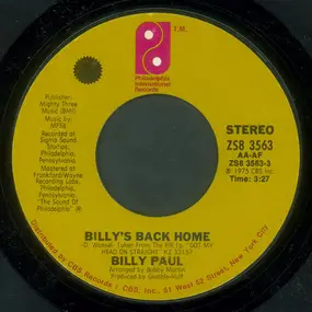 Billy Paul - Billy's Back Home