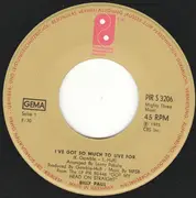 7inch Vinyl Single - Billy Paul - I've Got So Much To Live For