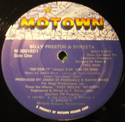 Billy Preston & Syreeta - Go For It