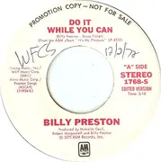 7inch Vinyl Single - Billy Preston - Do It While You Can