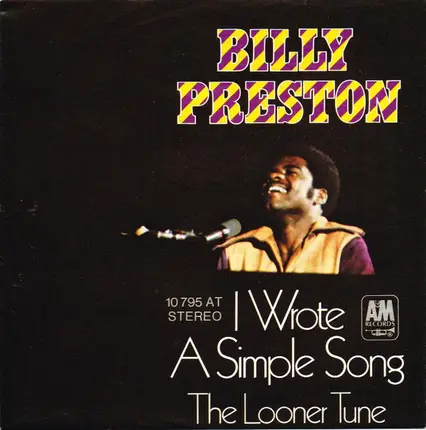 Billy Preston - I Wrote a Simple Song