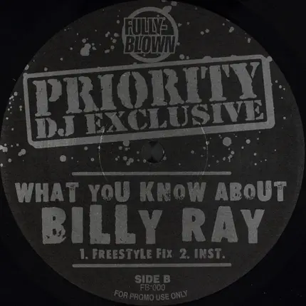 Billy Ray - What You Know About