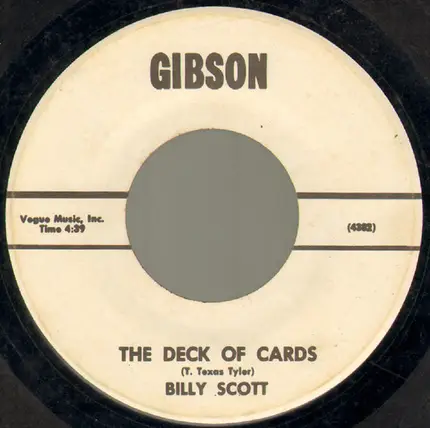 Billy Scott / Helen Scott And Billy Scott - The Deck Of Cards