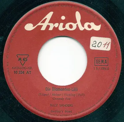 Billy Sanders - Der Kasten Muß Raus