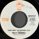 7inch Vinyl Single - Billy Sherrill - Theme From 'The Incredible Hulk'