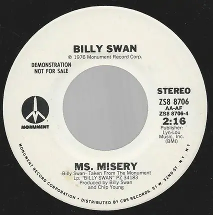 Billy Swan - You're The One