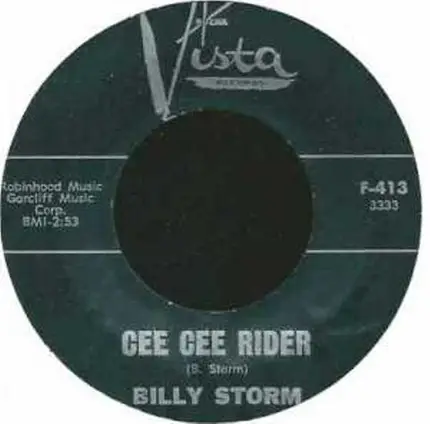 Billy Storm - Cee Cee Rider / Love Theme From El Cid