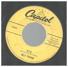 Billy Strange - Red / Half A Program