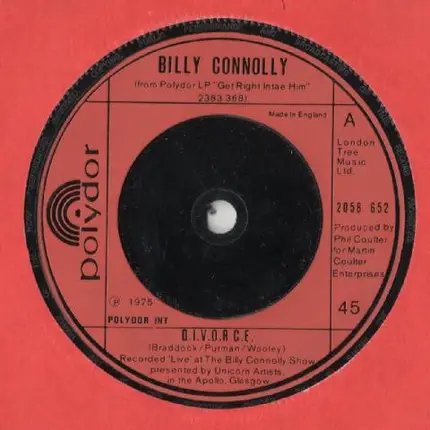 Billy Connolly - D.I.V.O.R.C.E.