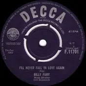 Billy Fury - I'll Never Fall In Love Again / In  Summer