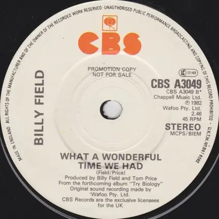 Billy Field - True Love