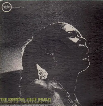 Billy Holiday - The Essential Carnegie Hall Concert