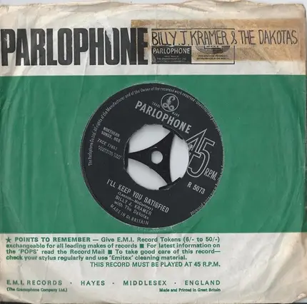 Billy J. Kramer & The Dakotas - I'll Keep You Satisfied
