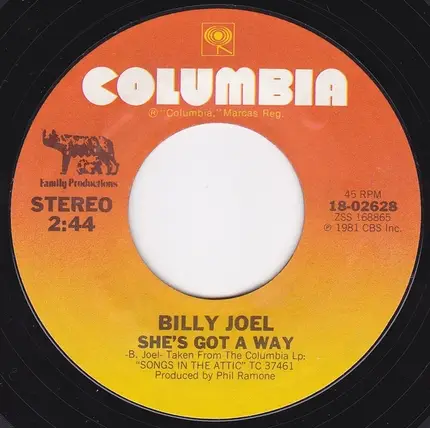 Billy Joel - She's Got A Way