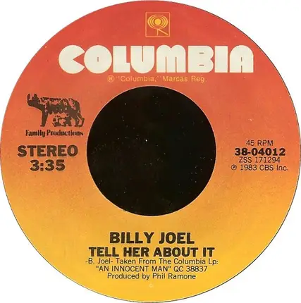 Billy Joel - Tell Her About It