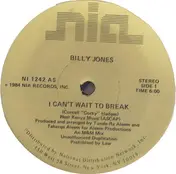 Billy Jones - I Can't Wait To Break