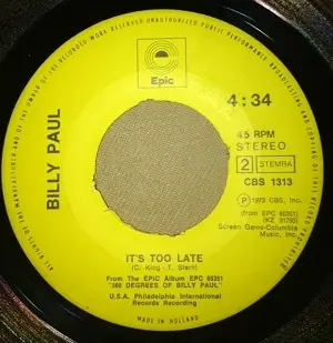 Billy Paul - Brown Baby