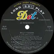 LP - Billy Vaughn - As Requested - still sealed