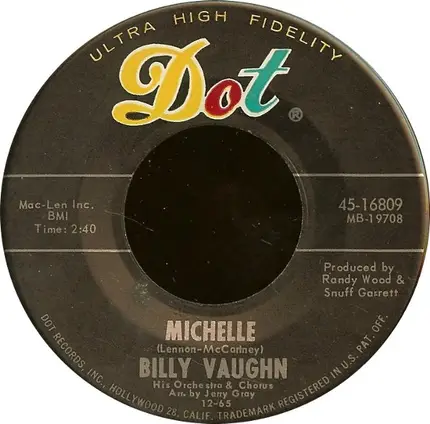 Billy Vaughn And His Orchestra - Michelle
