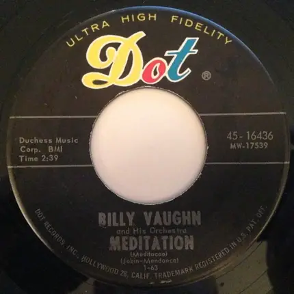 Billy Vaughn And His Orchestra - Release Me / Meditation