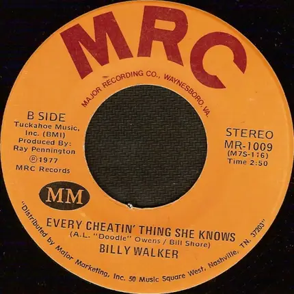Billy Walker - Carlena And Jose' Gomez