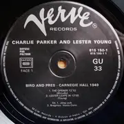 LP - Bird & Pres - Jazz At The Philharmonic - Carnegie Hall 1949