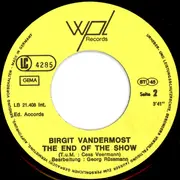 7inch Vinyl Single - Birgit Vandermost - Hu-E La La Hu Hu / The End Of The Show