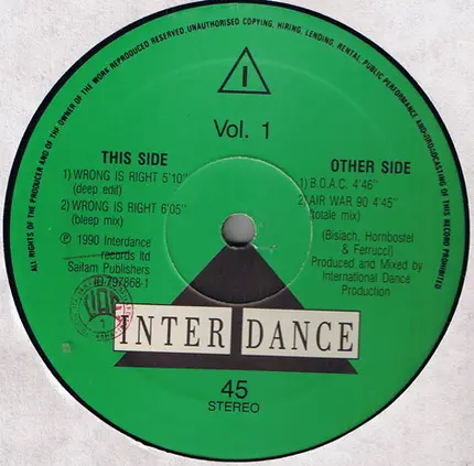 Bisiach / Christian Hornbostel / Mauro Ferrucci - Inter Dance Vol. 1