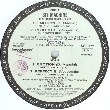 Bit Machine Feat Karen Jones - Remix