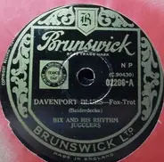 Bix And His Rhythm Jugglers / Hitch's Happy Harmonists - Davenport Blues / Washboard Blues
