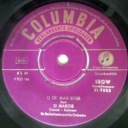Bix Beiderbecke And His Orchestra - JAZZ ME BLUES