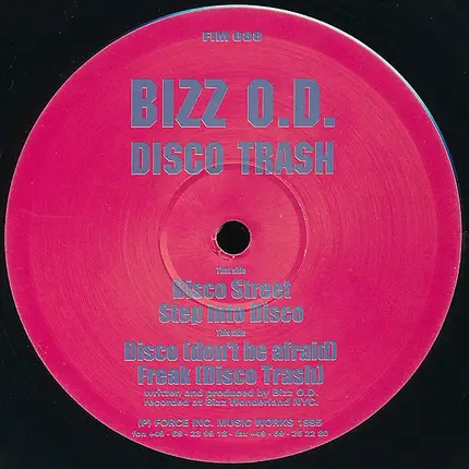 Bizz O.D. - Disco Trash