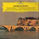 LP - Bizet / Karajan - Carmen Suiten 1, L'Arlesienne-Suiten 1& 2 - Stereo