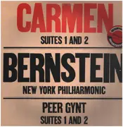 LP - Bizet / Grieg (Bernstein) - Carmen Suites 1 & 2 / Peer Gynt Suites 1 & 2 - Red eye stereo