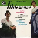 LP - Bizet / Karajan, Philh. Orchester London - L´Arlésienne Suiten Nr.1 und Nr.2