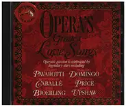 Bizet / Mozart / Flotow / Puccini a.o. - Opera's Greatest Love Songs