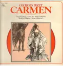 LP - Bizet/ S. Wagner, J. Metternich, A. Schlemm, L. Otto, R. Schock, Orch. der Deutschen Oper - Carmen - widesound stereo