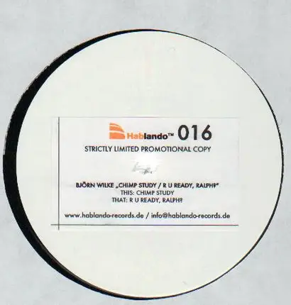 Björn Wilke - Chimp Study / R U Ready, Ralph?