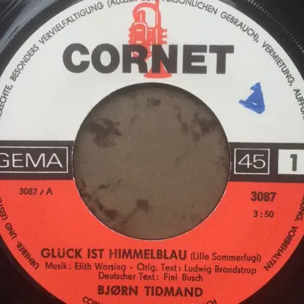 Bjørn Tidmand - Glück ist Himmelblau (Lille Sommerfugl) / Niemand (Ingen)
