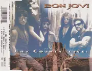 CD Single - Bon Jovi - Dry County (Live) - Gold Autographed