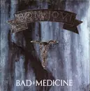 7inch Vinyl Single - Bon Jovi - Bad Medicine - Injection-moulded labels