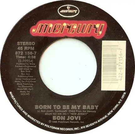 Bon Jovi - Born To Be My Baby