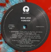 LP - Bon Jovi - Forever - Red Splatter & Clear Half/Half Vinyl