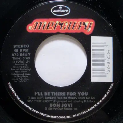 Bon Jovi - I'll Be There For You