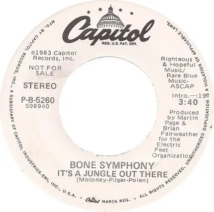 Bone Symphony - It's A Jungle Out There