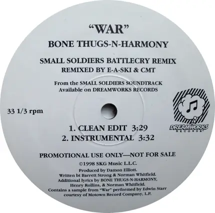Bone Thugs-N-Harmony - War (Small Soldiers Battlecry Remix)