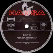 12inch Vinyl Single - Boney M. Featuring Bobby Farrell - Young, Free And Single (Special Extended Club-Mix)